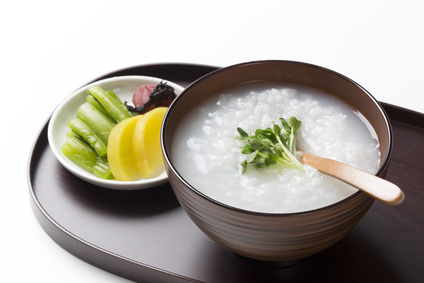 Rice Porridge with Pickled Vegetables
